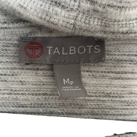 Talbots Gray Heather Cowl Neck Sweater - Picture 2 of 4